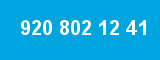 920 802 12 41 920 802 12 41